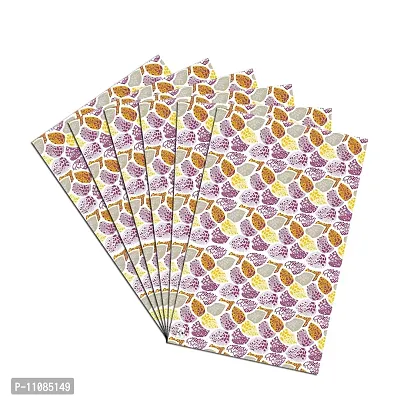 DECOTREE? PVC Table Placemats Set of 6 Pieces for Dining Table-12X18 Inches, Purple-thumb4