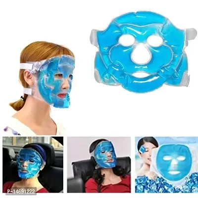 Noorie Old Face Eye Mask Ice Pack Reduce Face Puff,Dark Circles,Gel Beads Hot Heat Cold Compress Pack,Face SPA for Woman Sleeping, Pressure, Headaches, Skin Care-thumb3