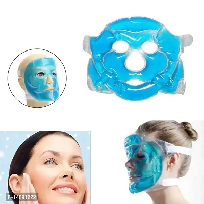 Noorie Old Face Eye Mask Ice Pack Reduce Face Puff,Dark Circles,Gel Beads Hot Heat Cold Compress Pack,Face SPA for Woman Sleeping, Pressure, Headaches, Skin Care-thumb4