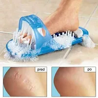 Noorie Foot Cleaning Shower Slipper | Foot Cleaner Brush with Suction Cups | Cleaner | Pumice Stone for Pedicure-thumb2