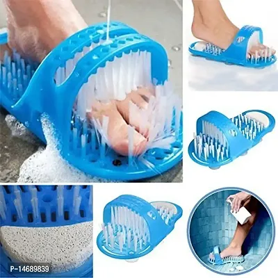Noorie Foot Cleaning Shower Slipper | Foot Cleaner Brush with Suction Cups | Cleaner | Pumice Stone for Pedicure-thumb5