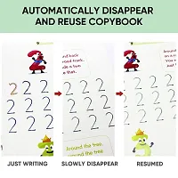 4 PCS Magic Practice Copybook for Kids English Reusable Magical Copybook Kids Tracing Book for Handwriting Magical Letter Writing Book Set-thumb2