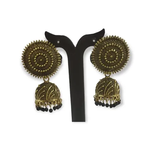 Firstdemand Jhumka Earrings for Women Antique Gold Plated Jhumka Earrings for Women & Girls