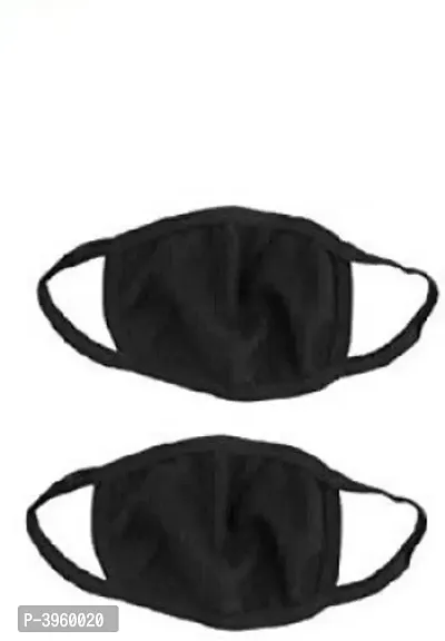 Comfy Dust Cotton Mouth Nose Cover Masks-Pack Of 2