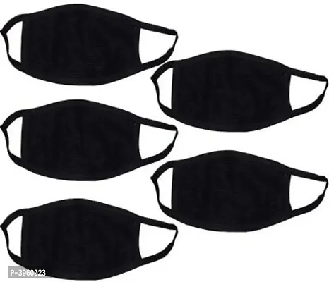 Comfy Dust Cotton Mouth Nose Cover Masks-Pack Of 5