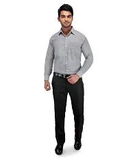 Khadio Men's Full Sleeves Grey Shirt-thumb2