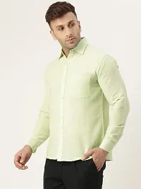 RIAG Men's Casual Parrot Green Full Sleeves Shirt-thumb2