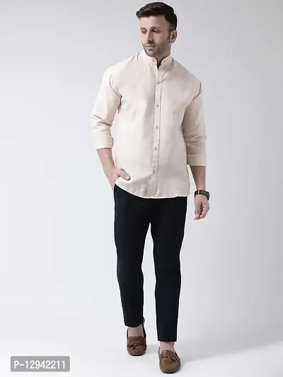 Khadio Men's Full Sleeves Beige Shirt-thumb5