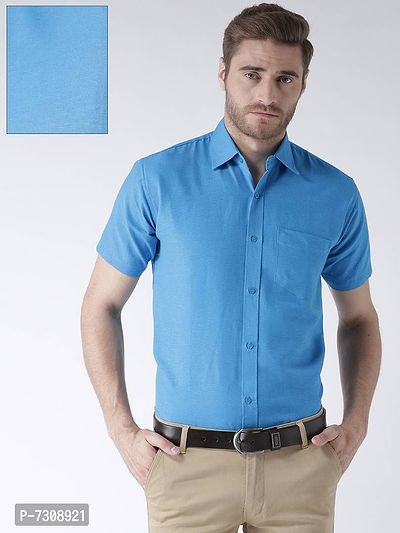 Reliable Cotton Solid Short Sleeves Casual Shirts For Men
