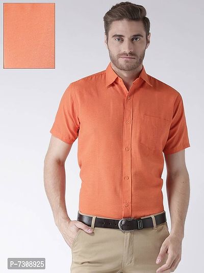 Reliable Cotton Solid Short Sleeves Casual Shirts For Men