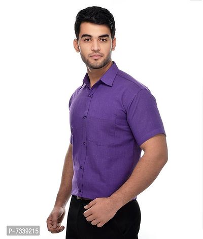 Men Regular Collar Half Sleeves Shirt-thumb2