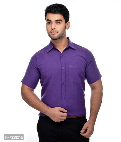 Men Regular Collar Half Sleeves Shirt-thumb0