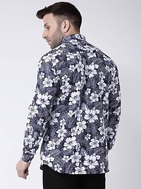Elegant Cotton Printed Long Sleeves Casual Shirts For Men-thumb2