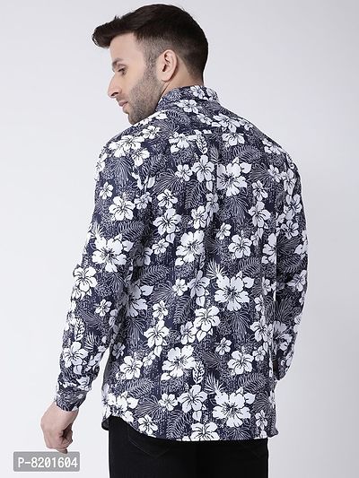 Elegant Cotton Printed Long Sleeves Casual Shirts For Men-thumb3