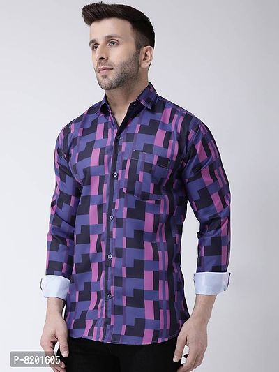 Elegant Cotton Printed Long Sleeves Casual Shirts For Men