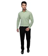 RIAG Men's Casual Full Sleeves Parrot Green Shirt-thumb2