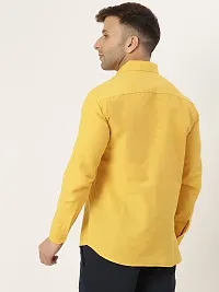RIAG Men's Casual Mustard Full Sleeves Shirt-thumb3