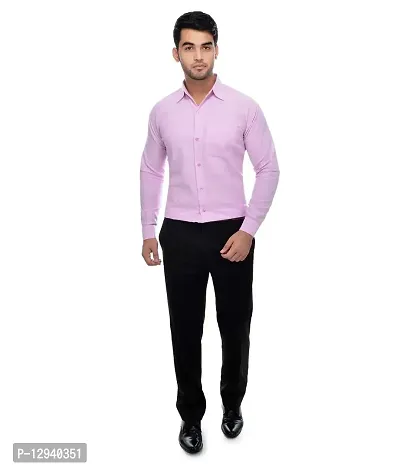 Khadio Men's Full Sleeves Pink Shirt-thumb3