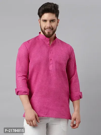 Riag Mens Full Sleeves Self Design Kurta