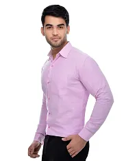 Khadio Men's Full Sleeves Pink Shirt-thumb1