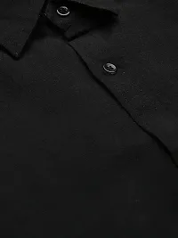 RIAG Men's Casual Black Full Sleeves Shirt-thumb1