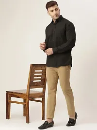 RIAG Men's Casual Black Full Sleeves Shirt-thumb4