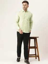 RIAG Men's Casual Parrot Green Full Sleeves Shirt-thumb4