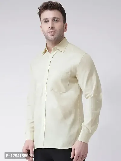 KHADIO Men's Linen U1 Full Shirt-thumb2