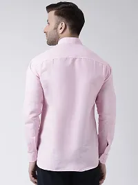 Khadio Men's Full Sleeves Pink Shirt-thumb3