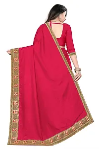 Rose Love Women's Stripted Silk With Heavy Sequence Work Saree with Unstitched Blouse for Traditional (101-Saree-Lightpink)-thumb2