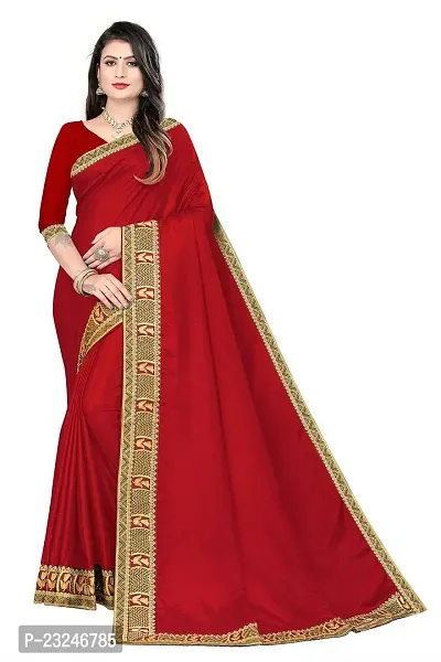 Rose Love Women's Stripted Silk With Heavy Sequence Work Saree with Unstitched Blouse for Traditional (101-Saree-Maroon)