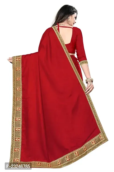 Rose Love Women's Stripted Silk With Heavy Sequence Work Saree with Unstitched Blouse for Traditional (101-Saree-Maroon)-thumb2