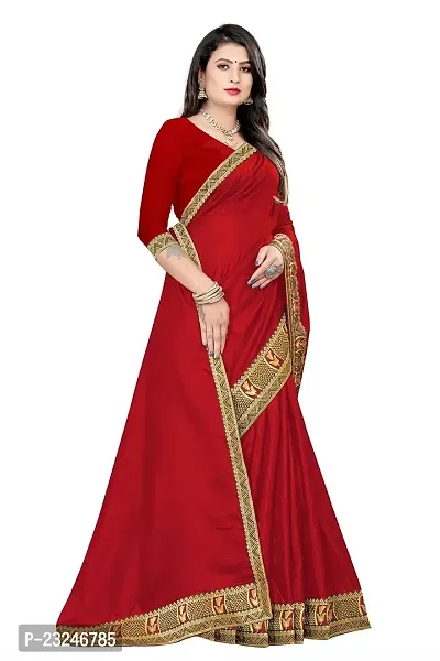 Rose Love Women's Stripted Silk With Heavy Sequence Work Saree with Unstitched Blouse for Traditional (101-Saree-Maroon)-thumb3