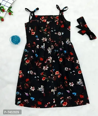 STYLISH PRINTED FROCK FOR KIDS-thumb0