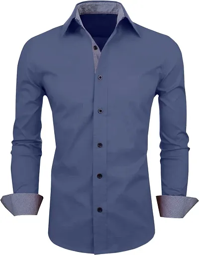 Best Selling Cotton Blend Long Sleeves Casual Shirt 