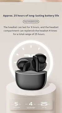 S6 TWS Earbuds Upto 48Hrs. Playback with  Quad Mic ENC Sports-thumb1