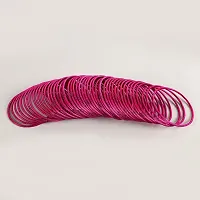 Kavya Trade Ethnic Fashion Bangle Hot Pink Color For Women And Girls | WA-230-HOT-PINK-2.8-thumb2