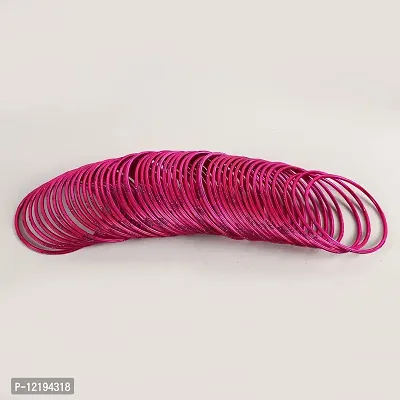 Kavya Trade Ethnic Fashion Bangle Hot Pink Color For Women And Girls | WA-230-HOT-PINK-2.8-thumb3