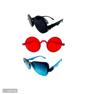 Kids Boy and Girls sunglasses U V protected goggles combo pack of 3 Free size