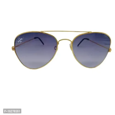 Men Women Round Sunglasses for blue   Classic Metal Sun Glasses