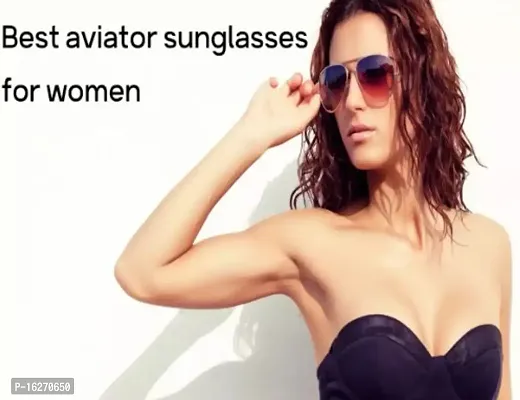 Black Women Sunglass with UV Protection Black Lens   Frame