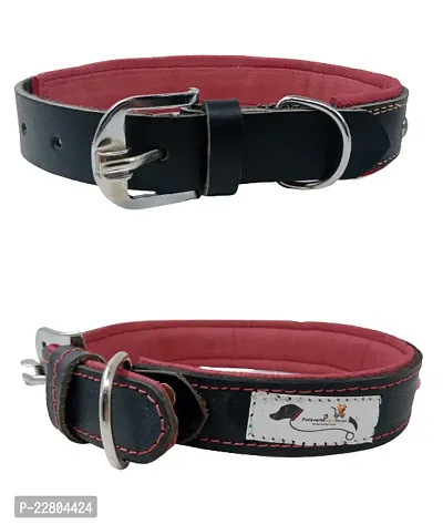 Fashionable Leather Padded Dog Collar Personalized Breathable Soft Touch for Extra Large Dogs for Combo pack 2-thumb0