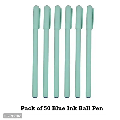 Samurai Blue Body Blue Ink Ball Pen Ball Pen  (Pack of 50, Blue)-thumb2