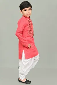 BOYS EMBROIDERY KURTA  PYJAMA SET-thumb2