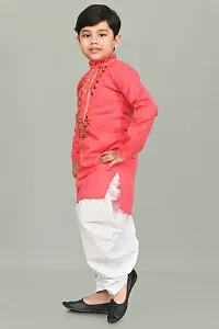 BOYS EMBROIDERY KURTA  PYJAMA SET-thumb3