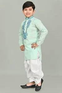 BOYS EMBROIDERY KURTA  PYJAMA SET-thumb2