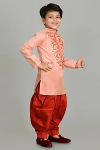 Classic  Embroidery Work kurta and Pajama set for Kids Boys-thumb2