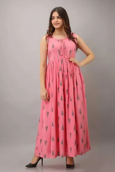 Women's Beautiful Printed Anarkali Kurta