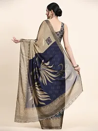 Fancy Art Silk Saree with Blouse Piece for Women-thumb2