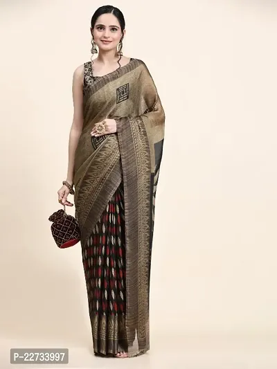 Fancy Chiffon Saree with Blouse Piece for Women